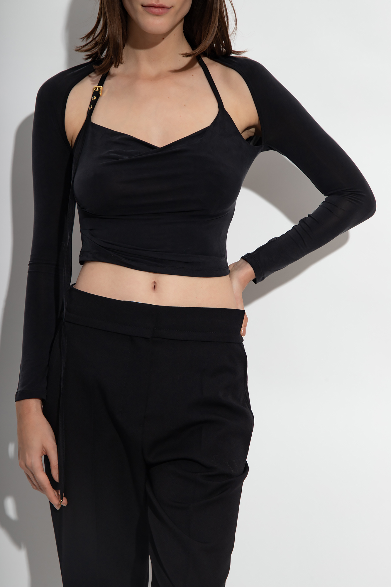 Black 'Peplo' top Jacquemus - SchaferandweinerShops KR